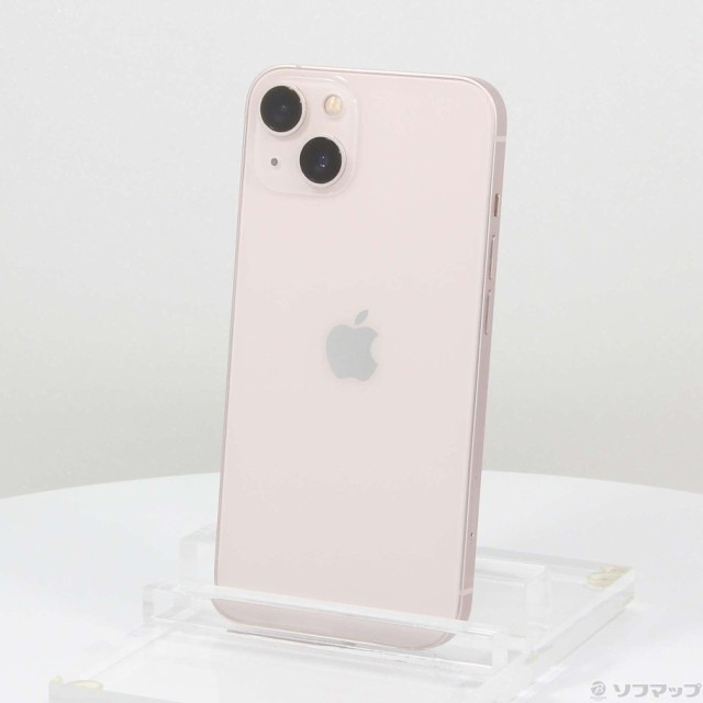 (中古)Apple iPhone13 128GB ピンク MLNE3J/A SIMフリー(198-ud)