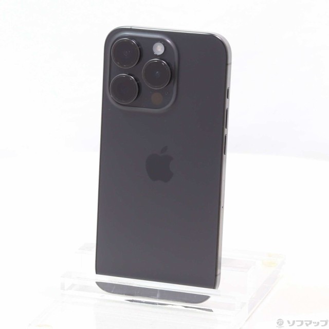 (中古)Apple iPhone15 Pro 128GB ブラックチタニウム MTU73J/A SIMフリー(297-ud)