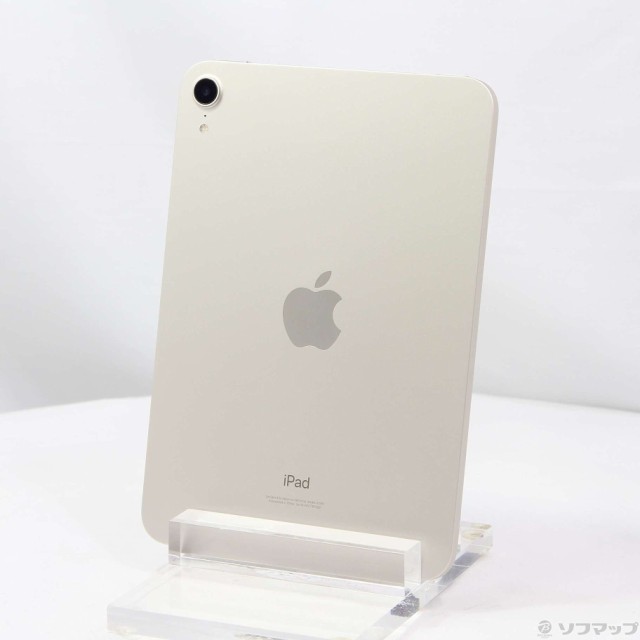 (中古)Apple iPad mini 第6世代 64GB スターライト MK7P3J/A Wi-Fi(198-ud)