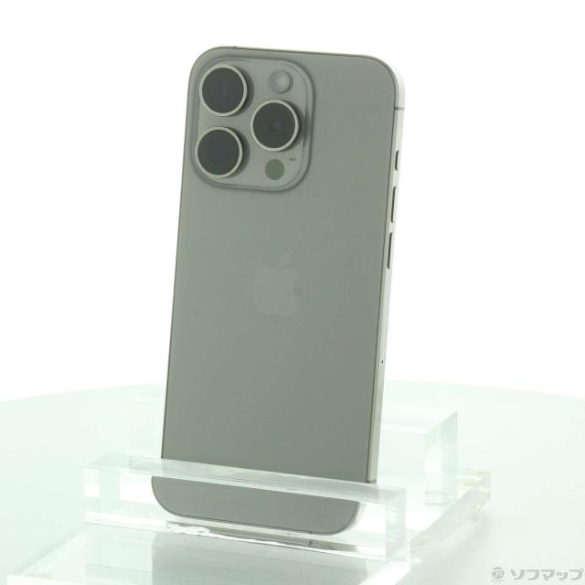 (中古)Apple iPhone15 Pro 128GB ナチュラルチタニウム MTU93J/A SIMフリー(348-ud)の通販は 139,180円