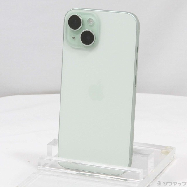 (中古)Apple iPhone15 128GB グリーン MTMM3J/A SIMフリー(258-ud)の通販は