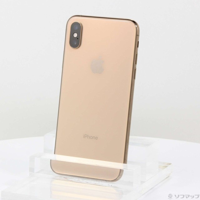 中古)Apple iPhoneXS 256GB ゴールド MTE22J/A SoftBank(262-ud) 携帯電話本体