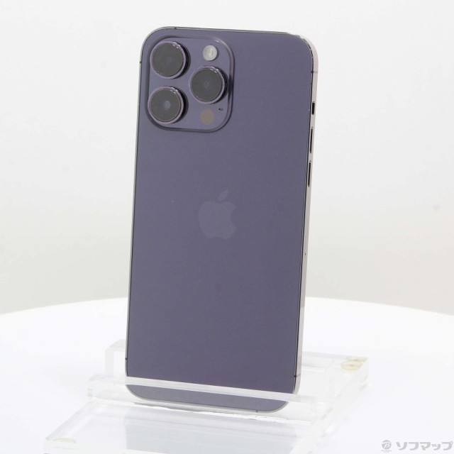 (中古)Apple iPhone14 Pro Max 256GB ディープパープル MQ9E3J/A SIMフリー(258-ud)の通販は