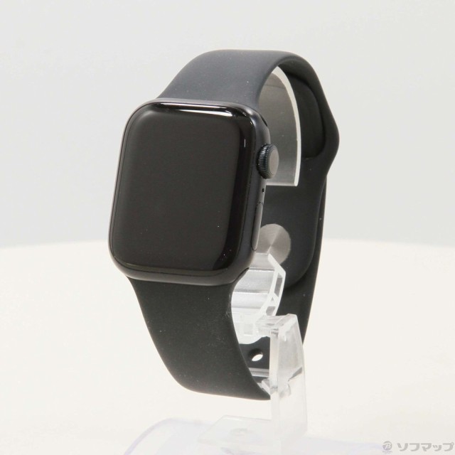 (中古)Apple Apple Watch Series 9 GPS 41mm ミッドナイトアルミニウムケース ミッドナイトスポーツバンド(196-ud)