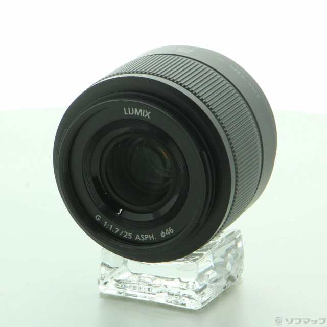 (中古)Panasonic LUMIX G 25mm F1.7 ASPH. H-H025 ブラック(377-ud)