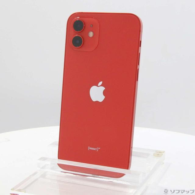 iPhone12 128GB RED SiMフリー　強化ガラスフィルム貼済 iPhone12 128GB RED SiMフリー 強化ガラスフィルム貼済