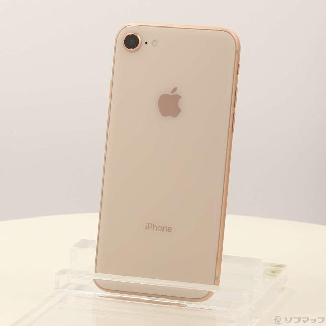 (中古)Apple iPhone8 64GB ゴールド MQ7A2J/A SIMフリー(371-ud)の通販は
