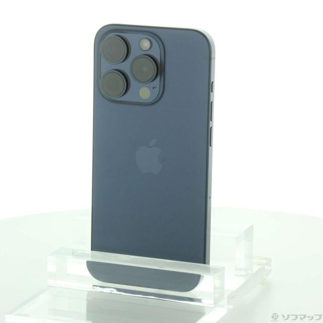 (中古)Apple iPhone15 Pro 256GB ブルーチタニウム MTUG3J/A SIMフリー(352-ud)の通販は 86,477円