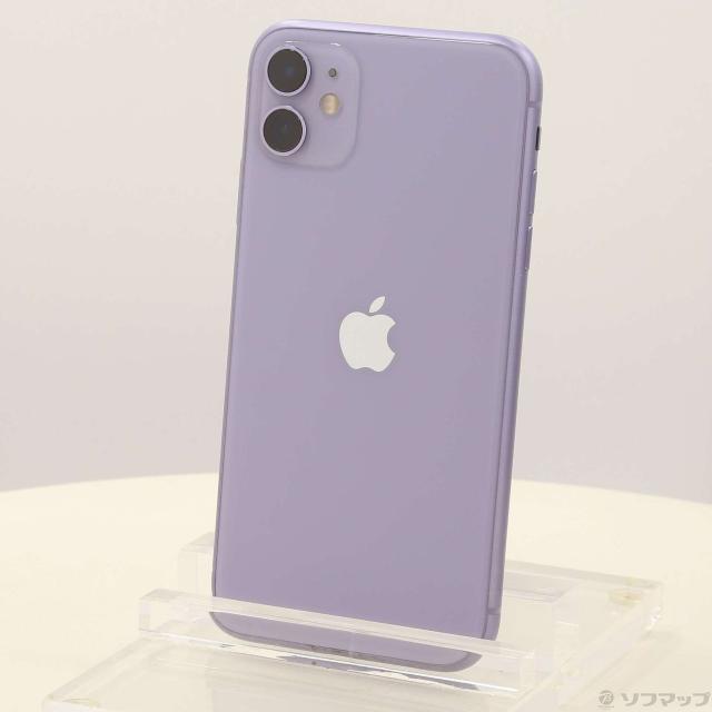 (中古)Apple iPhone11 64GB パープル MHDF3J/A SIMフリー(295-ud)の通販は 27,077円