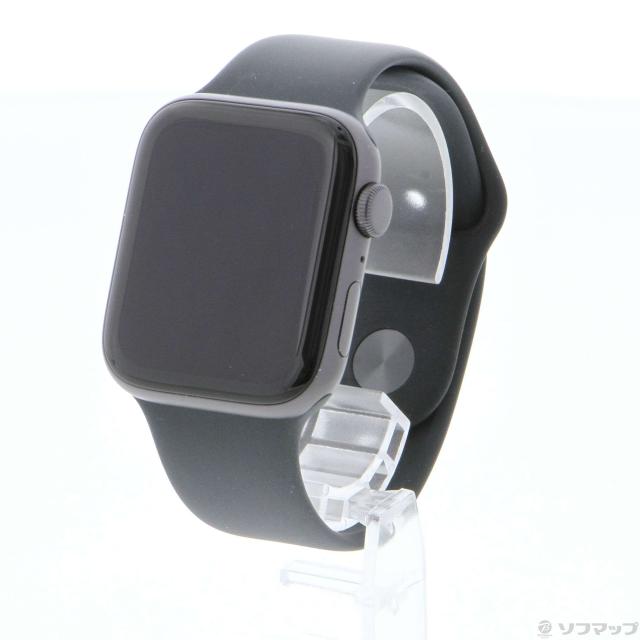 (中古)Apple Apple Watch SE 第1世代 GPS 44mm スペースグレイアルミニウムケース ブラックスポーツバンド(371-ud)の通販は