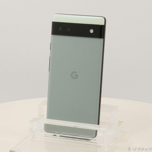 (中古)GOOGLE Google Pixel 6a 128GB セージ GB17L au SIMフリー(344-ud)