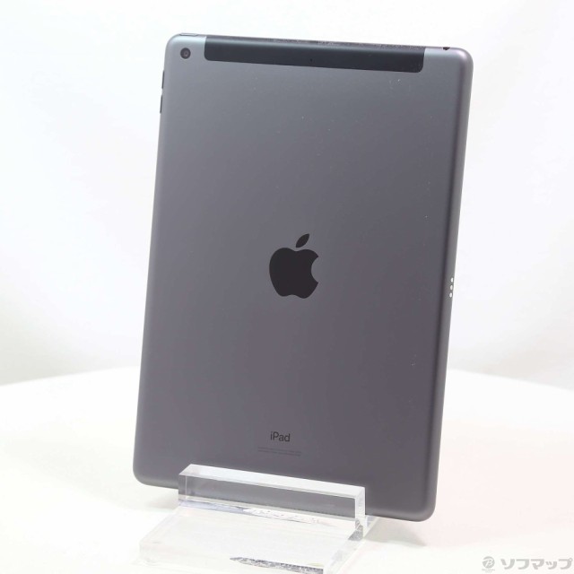 (中古)Apple iPad 第8世代 32GB スペースグレイ NYMH2J/A auロック解除SIMフリー(251-ud)