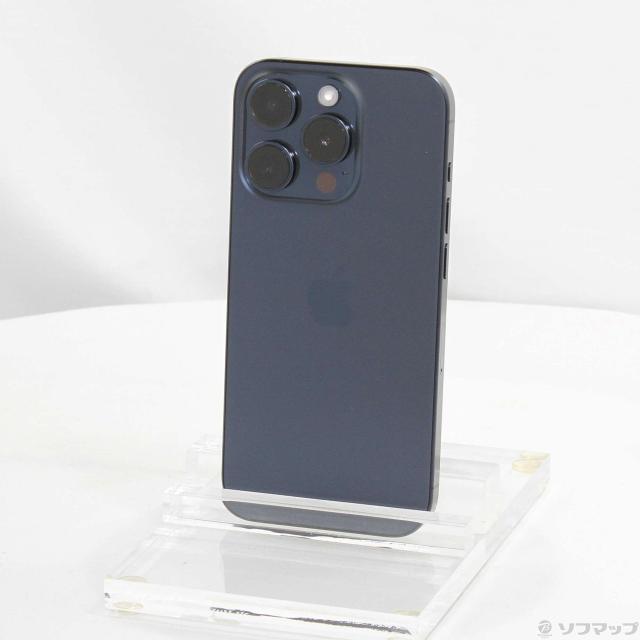 (中古)Apple iPhone15 Pro 128GB ブルーチタニウム MTUA3J/A SIMフリー(371-ud)の通販は 77,099円