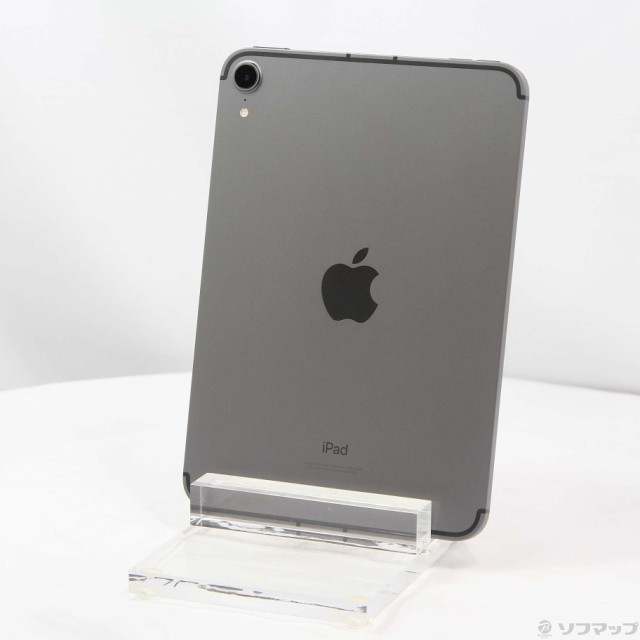 (中古)Apple iPad mini 第6世代 64GB スペースグレイ MK893J/A SIMフリー(198-ud)