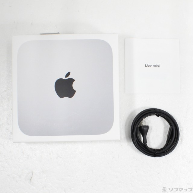 (中古)Apple Mac mini Early 2023 MMFJ3J/A Apple M2 8コアCPU_10コアGPU 8GB SSD256GB シルバー (macOS v14.7)(262-ud)