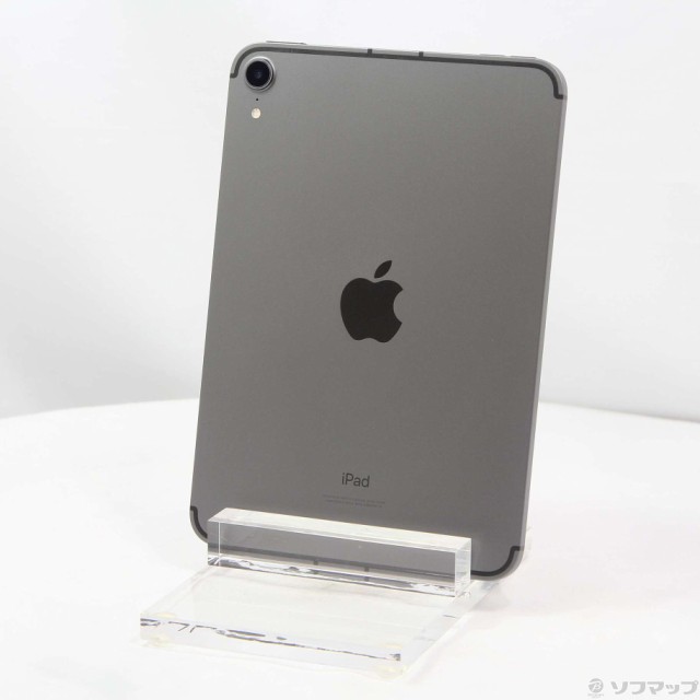 (中古)Apple iPad mini 第6世代 64GB スペースグレイ MK893J/A SIMフリー(297-ud)