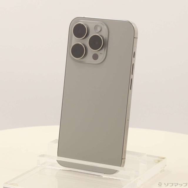 (中古)Apple iPhone15 Pro 128GB ナチュラルチタニウム MTU93J/A SIMフリー(276-ud)の通販は