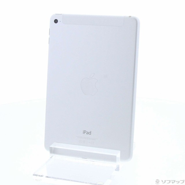 (中古)Apple iPad mini 4 32GB シルバー NNWF2J/A docomoロック解除SIMフリー(349-ud)