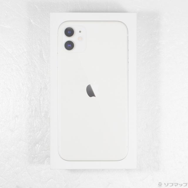 iPhone 11 SIMフリー iPhone11 64GB ホワイト [White] 新品未使用 電源