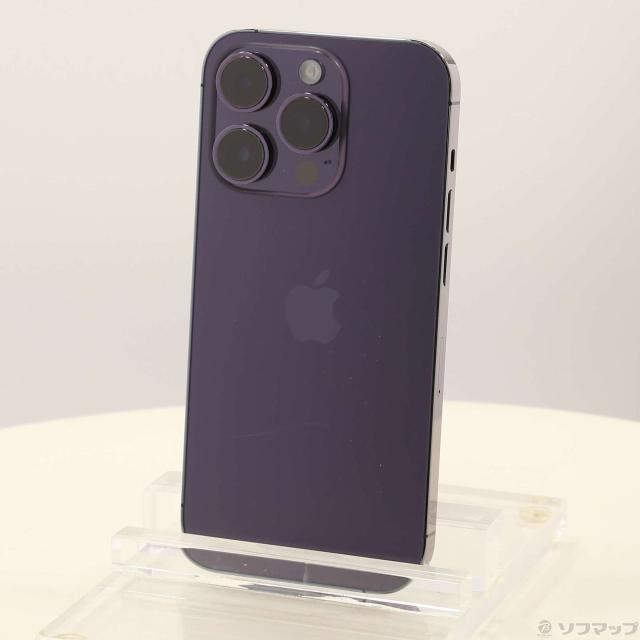 (中古)Apple iPhone14 Pro 128GB ディープパープル MQ0F3J/A SIMフリー(297-ud)の通販は