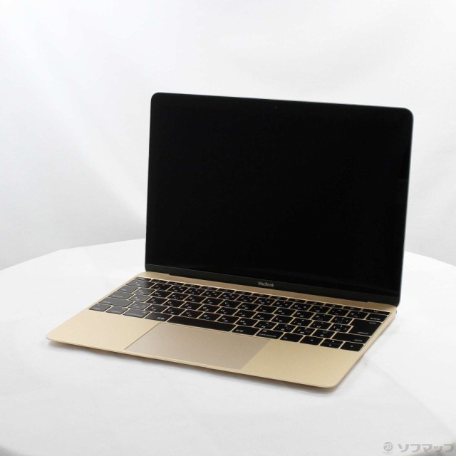 (中古)Apple MacBook 12-inch Early 2016 MLHE2J/A Core_m3 1.1GHz 8GB SSD256GB ゴールド (10.15 Catalina)(377-ud)