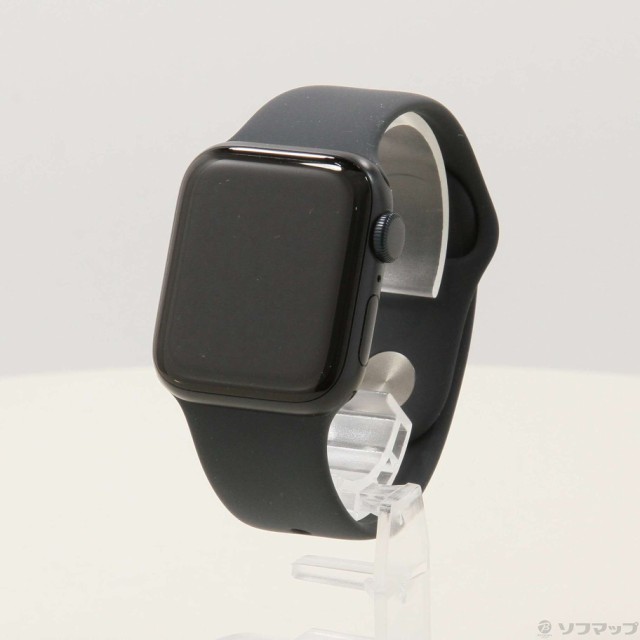 (中古)Apple Apple Watch SE 第2世代 GPS 40mm ミッドナイトアルミニウムケース ミッドナイトスポーツバンド(251-ud)