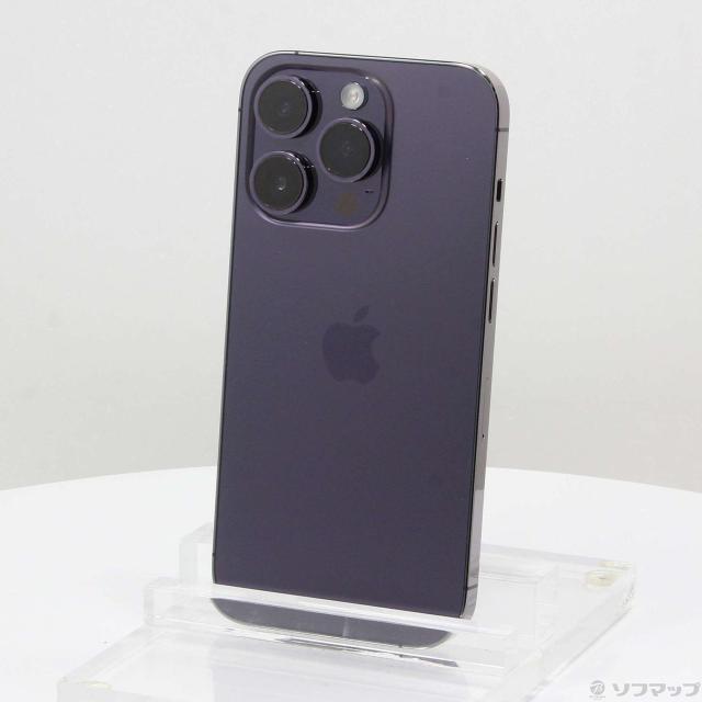 (中古)Apple iPhone14 Pro 256GB ディープパープル MQ1E3J/A SIMフリー(348-ud)の通販は