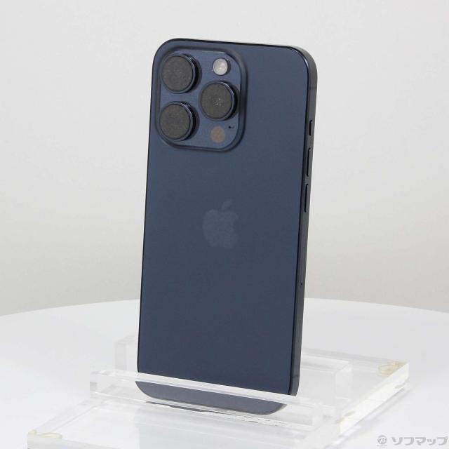 Apple iPhone 15 Pro ブルーチタニウム（256GB） 中古】iPhone15 Pro 256GB ブルーチタニウム MTUG3J／A SIM