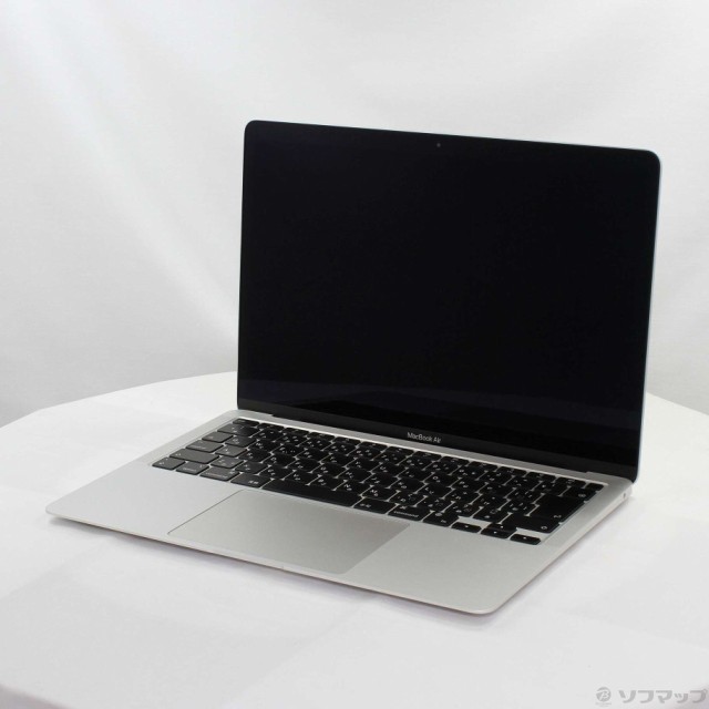 (中古)Apple MacBook Air 13.3-inch Late 2020 MGN93J/A Apple M1 8コアCPU_7コアGPU 16GB SSD256GB シルバー (12.6 Monterey)(384-ud)