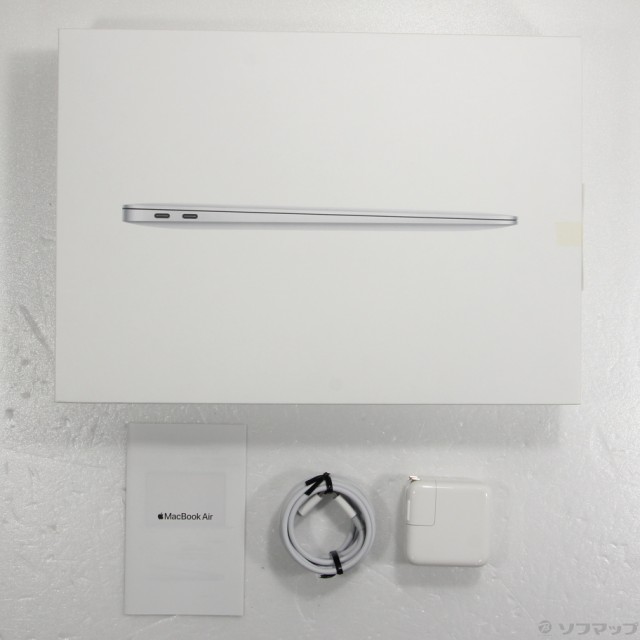 (中古)Apple MacBook Air 13.3-inch Late 2020 MGN93J/A Apple M1 8コアCPU_7コアGPU 16GB SSD256GB シルバー (12.6 Monterey)(384-ud)