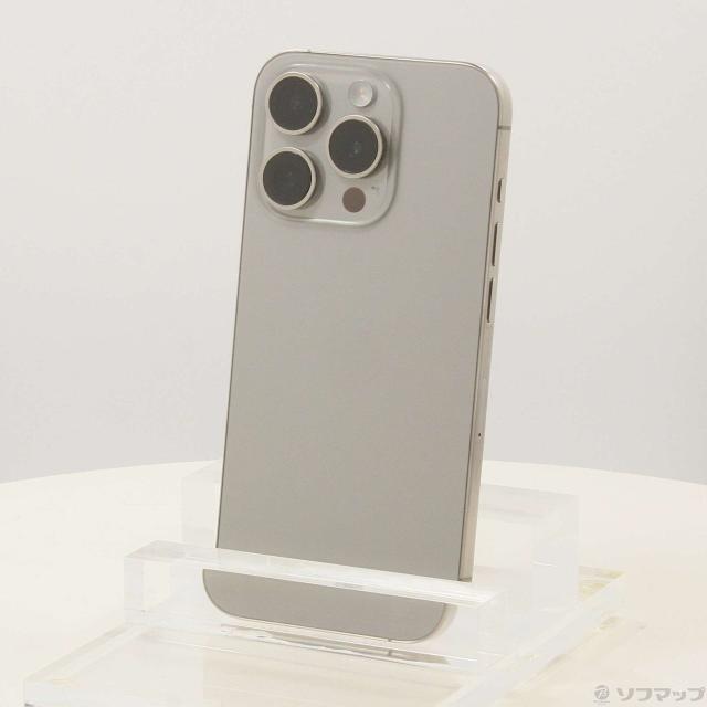 (中古)Apple iPhone15 Pro 128GB ナチュラルチタニウム MTU93J/A SIMフリー(305-ud)の通販は 137,680円
