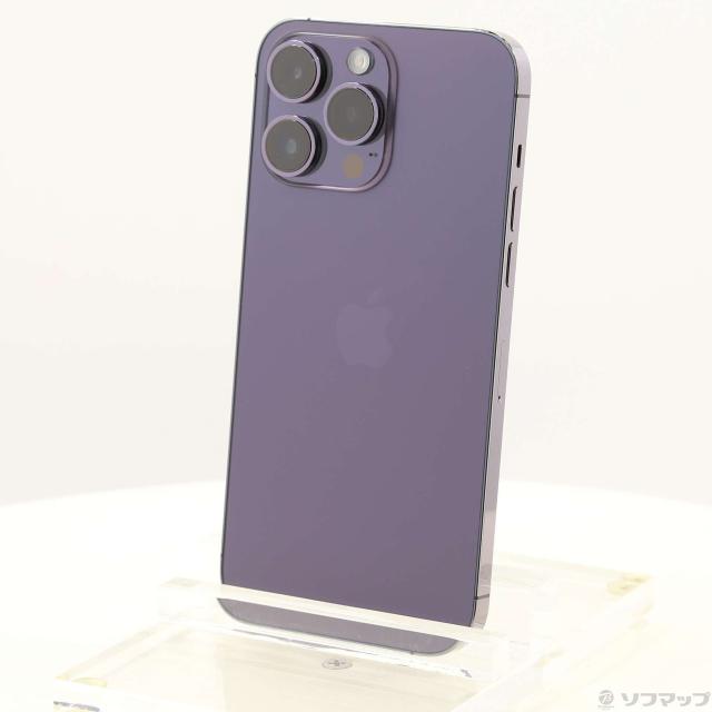 (中古)Apple iPhone14 Pro Max 256GB ディープパープル MQ9E3J/A SIMフリー(371-ud)の通販は