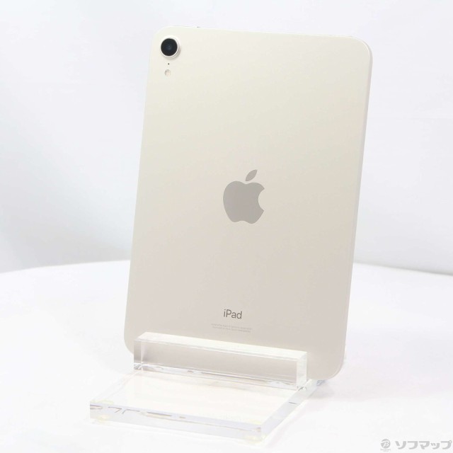 (中古)Apple iPad mini 第6世代 256GB スターライト MK7V3J/A Wi-Fi(371-ud)