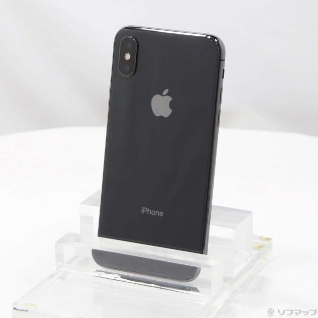 中古)Apple iPhoneX 256GB スペースグレイ MQC12J/A SIMフリー(262-ud) 