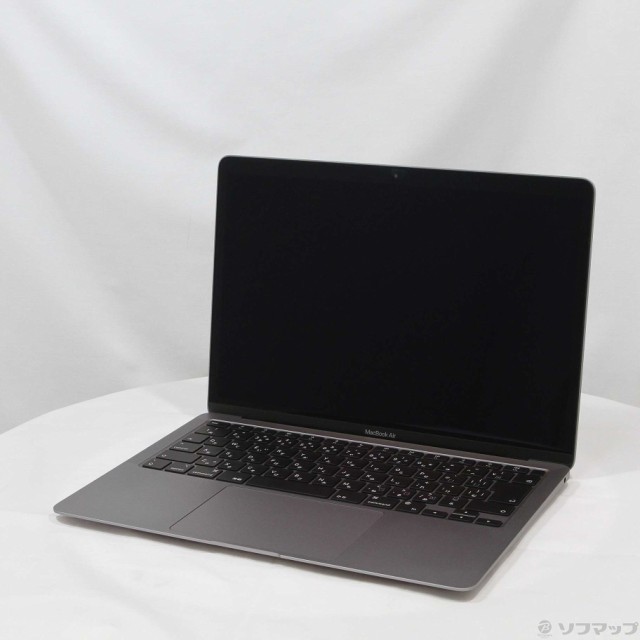 (中古)MacBook Air 13.3-inch Late 2020 MGN63J/A M1 8コアCPU_7コアGPU 16GB SSD256GB スペースグレイ (12.6 Monterey)(344-ud)