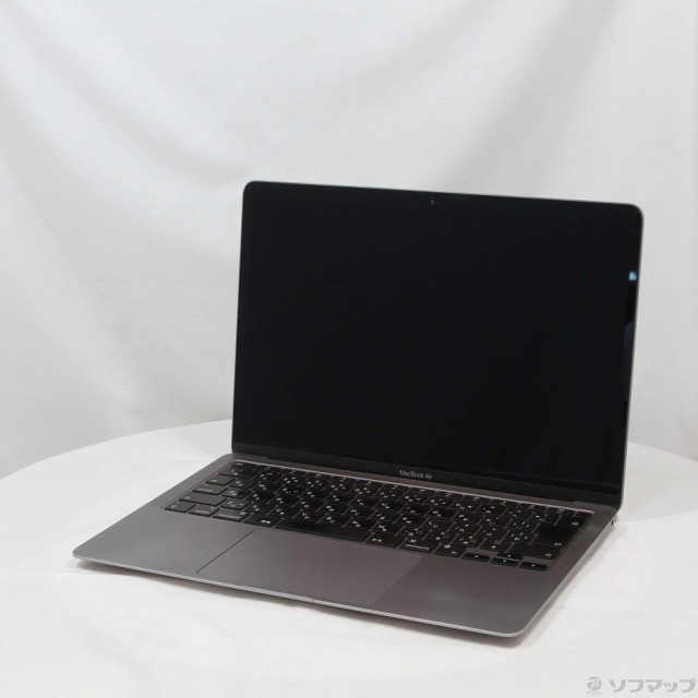 (中古)MacBook Air 13.3-inch Late 2020 MGN63J/A M1 8コアCPU_7コアGPU 16GB SSD256GB スペースグレイ (12.6 Monterey)(262-ud)