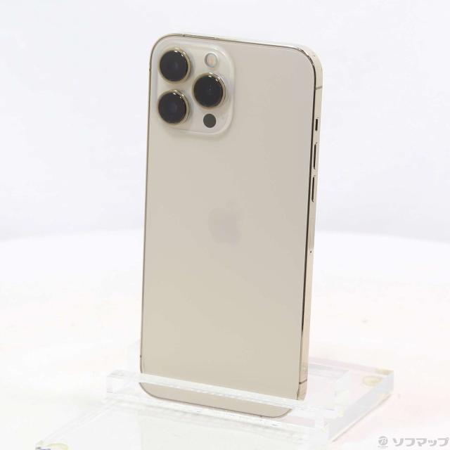 (中古)Apple iPhone13 Pro Max 256GB ゴールド MLJA3J/A SIMフリー (ネットワーク利用制限▲)(262-ud)の通販は 103,130円