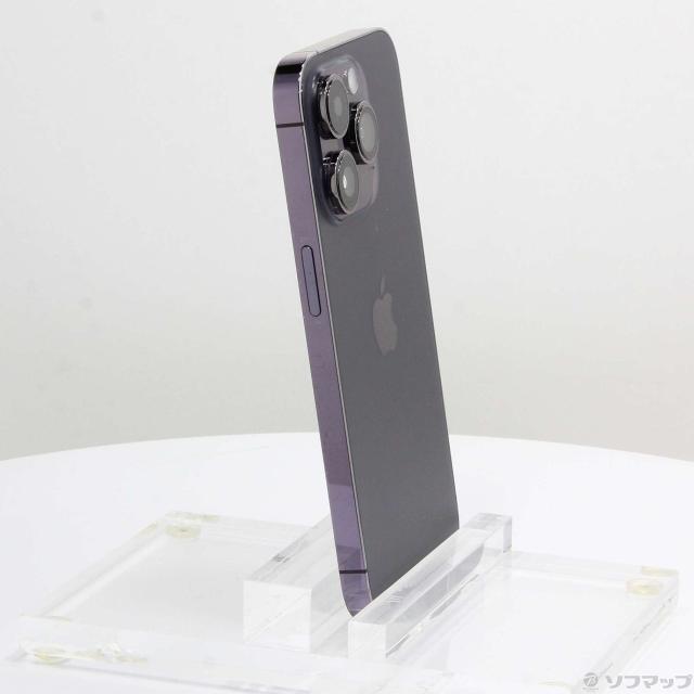 中古)Apple iPhone14 Pro 128GB ディープパープル MQ0F3J/A SIM