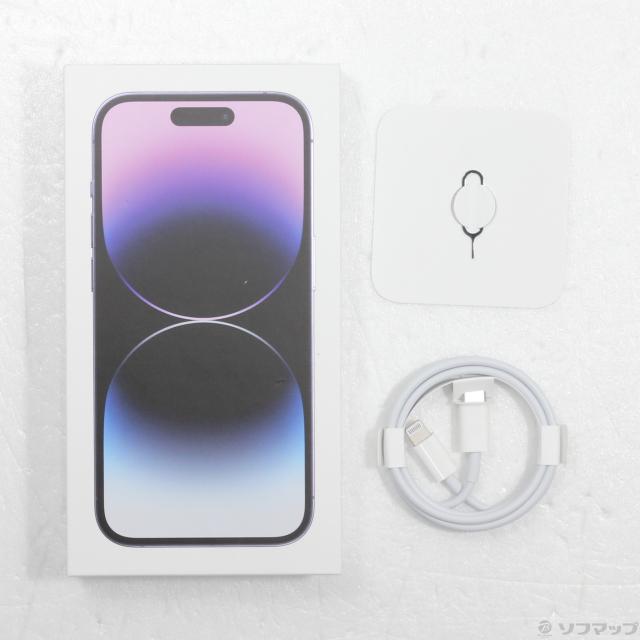 iPhone14 Pro 128GB ディープパープル SIMフリー Apple iPhone 14 Pro 128GB - ディープパープル（SIMフリー）[整備済