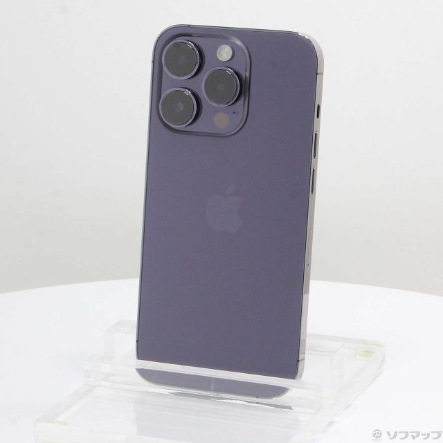 (中古)Apple iPhone14 Pro 256GB ディープパープル MQ1E3J/A SIMフリー(371-ud)の通販は