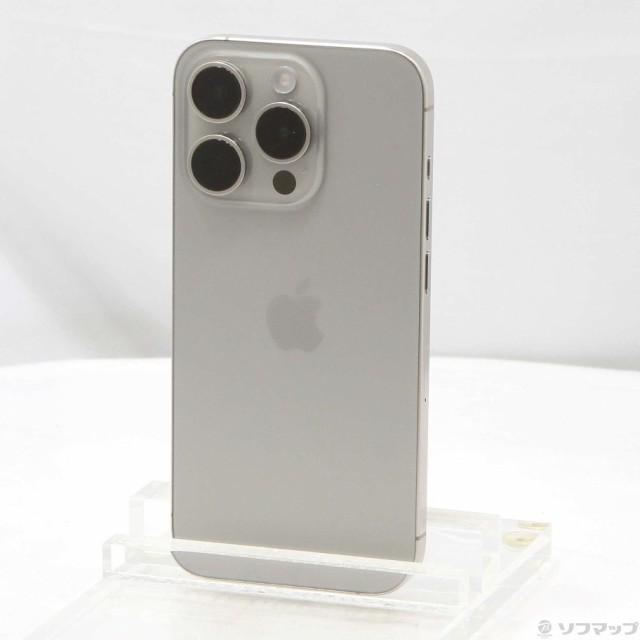 (中古)Apple iPhone15 Pro 128GB ナチュラルチタニウム MTU93J/A SIMフリー(348-ud)の通販は 77,374円