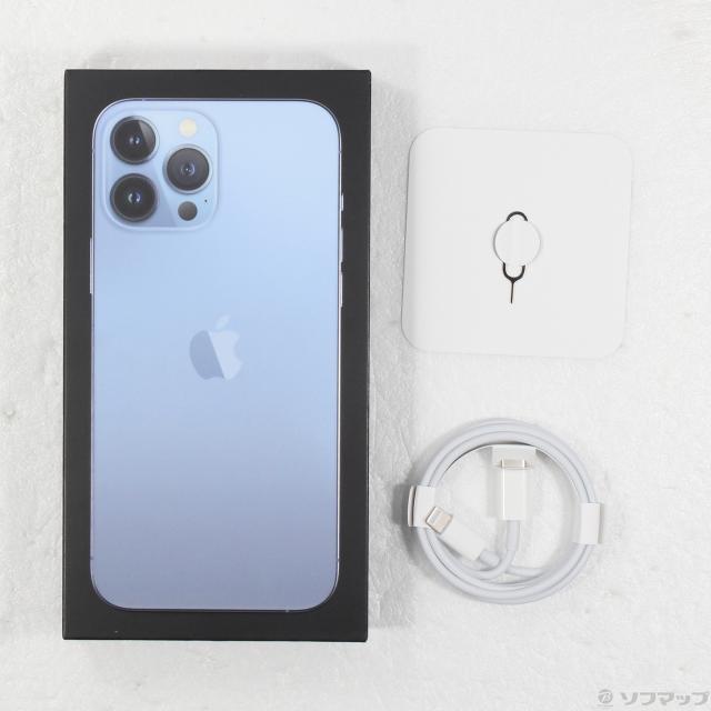 中古)Apple iPhone13 Pro Max 256GB シエラブルー MLJD3J/A SIM