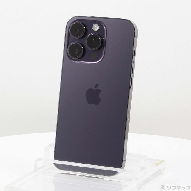 (中古)Apple iPhone14 Pro 256GB ディープパープル MQ1E3J/A SIMフリー(344-ud)の通販は