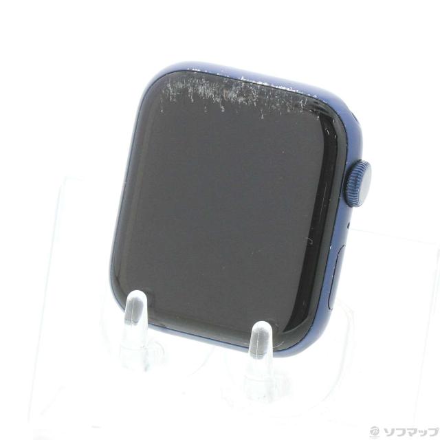 (中古)Apple Apple Watch Series 6 GPS 44mm ブルーアルミニウムケース バンド無し(196-ud)の通販は