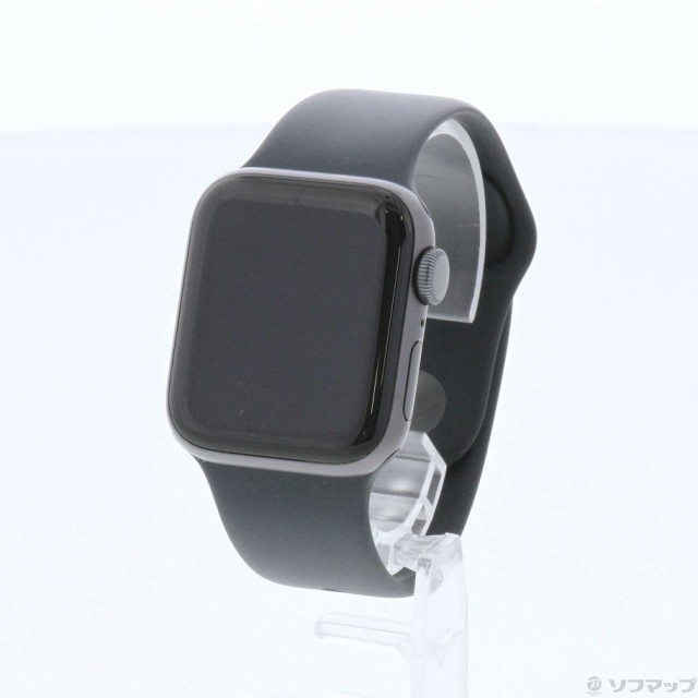 (中古)Apple Apple Watch SE 第1世代 GPS 40mm スペースグレイアルミニウムケース ブラックスポーツバンド(269-ud)の通販は