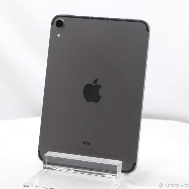 (中古)Apple iPad mini 第6世代 256GB スペースグレイ MK8F3J/A SIMフリー(352-ud)