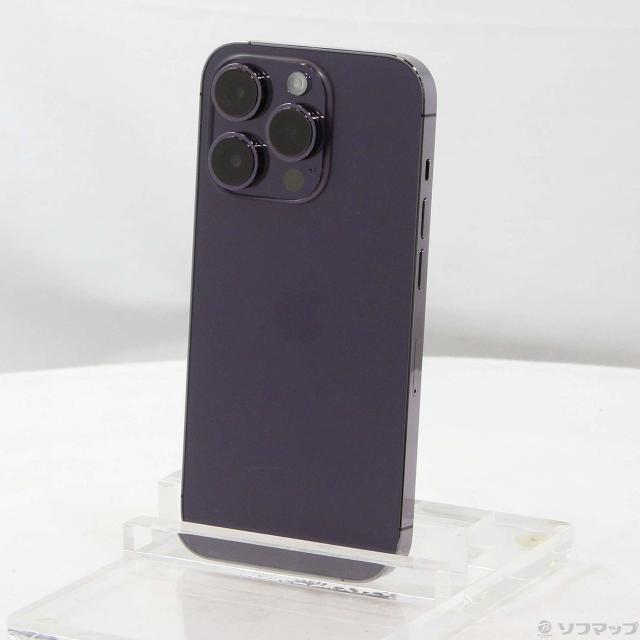(中古)Apple iPhone14 Pro 128GB ディープパープル MQ0F3J/A SIMフリー(305-ud)の通販は 60,049円