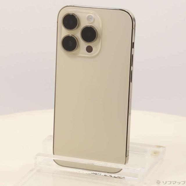 中古)Apple iPhone14 Pro 128GB ゴールド MQ073J/A SIMフリー