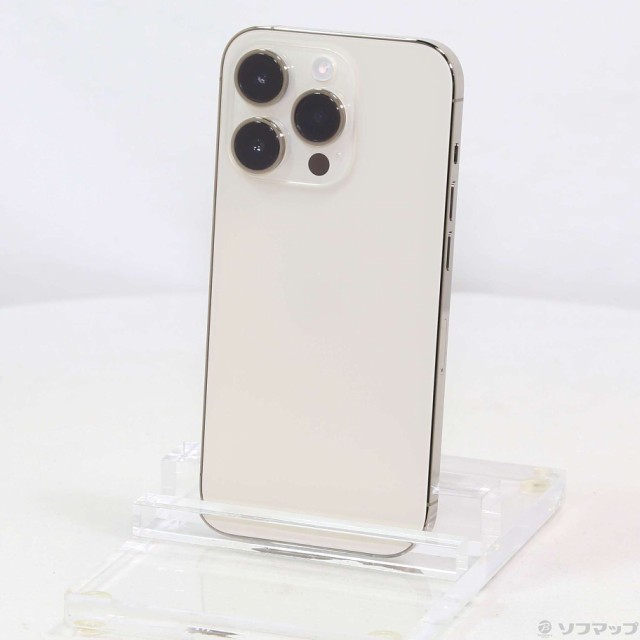 (中古)Apple iPhone14 Pro 128GB ゴールド MQ073J/A SIMフリー(258-ud)の通販は