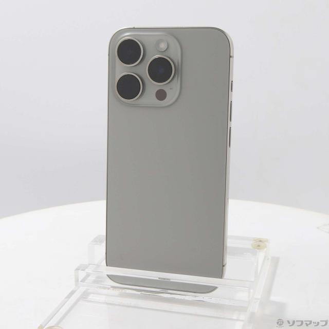 (中古)Apple iPhone15 Pro 128GB ナチュラルチタニウム MTU93J/A SIMフリー(258-ud)の通販は 139,680円